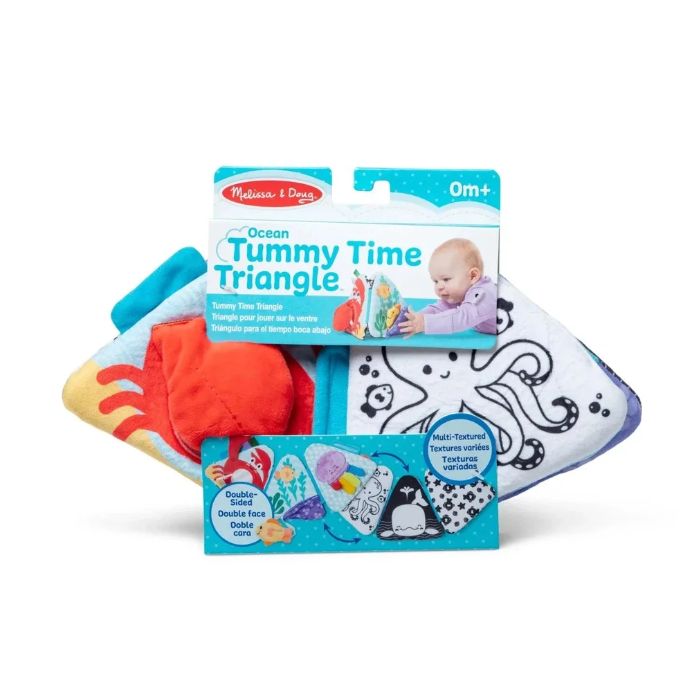 Melissa &‎ Doug Ocean Tummy Time Triangle Baby Toy Infant Developmental NEW